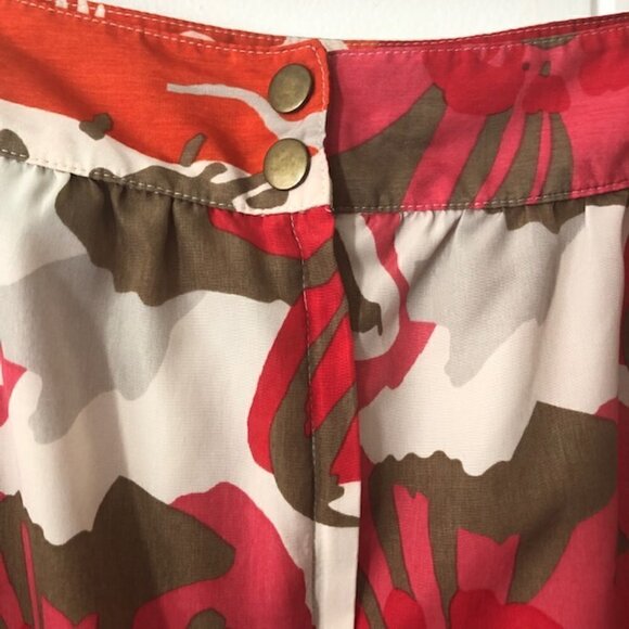 New York & Company Womens Floral Mini Skirt Size 14 - Picture 6 of 8